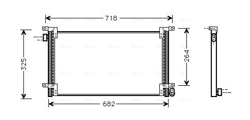 AVA QUALITY COOLING kondenzátor, klíma IVA5044