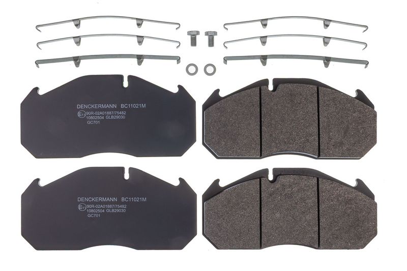 DENCKERMANN BC11021M - Brake Pad Set, disc brake