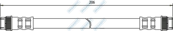 APEC Brake Hose BHO4048