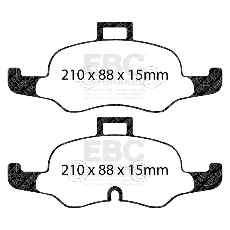 EBC Brakes Remblokkenset, schijfrem DP42447R