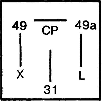 HELLA 4AZ 003 787-071 Flasher Unit
