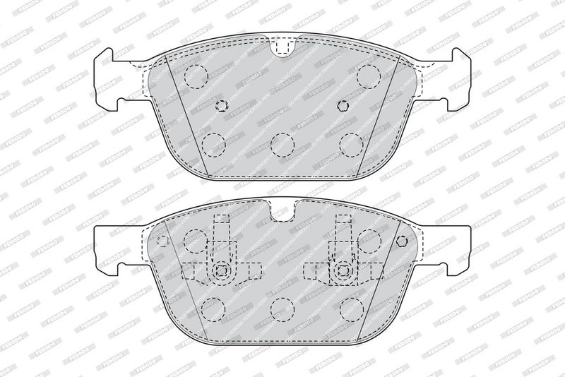 FERODO FDB4238 Brake Pad Set, disc brake
