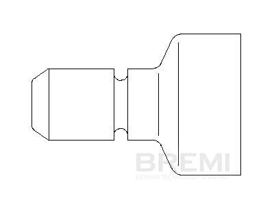 Патрон штекера, кабель запалювання, Bremi 13297/3