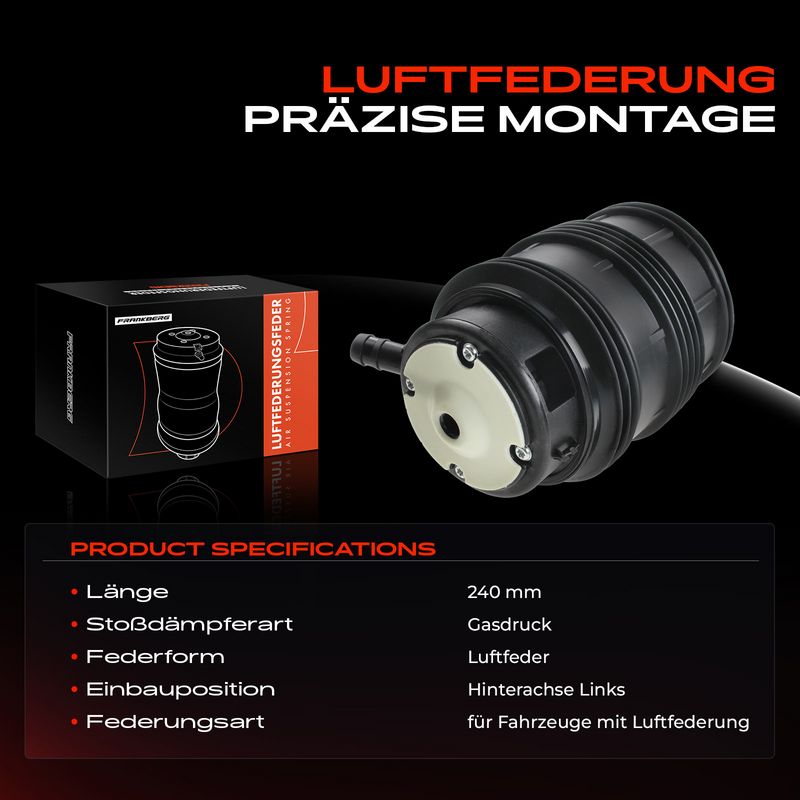 Frankberg 5481FB0002125 Air Spring, suspension