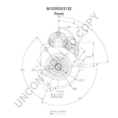 Стартер, Prestolite M105R3031SE