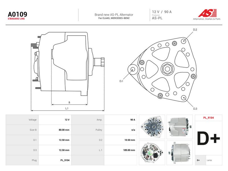 Generaator, AS-PL A0109