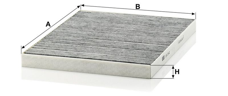 Filter, salongiõhk, MANN-FILTER CUK 3142