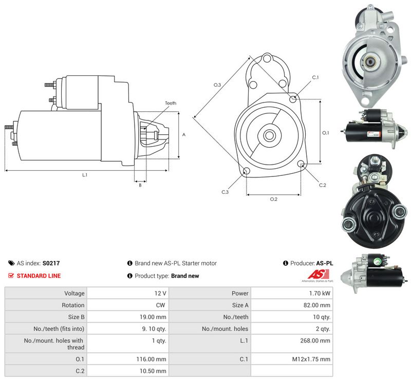 Starter, AS-PL S0217