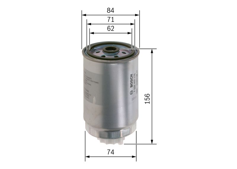 BOSCH F 026 402 176 Fuel Filter