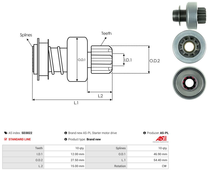 Vabajooks, starter, AS-PL SD3022