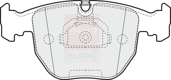 APEC Brake Pad Set, disc brake PAD948B