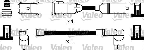 VALEO Bougiekabelset 346318