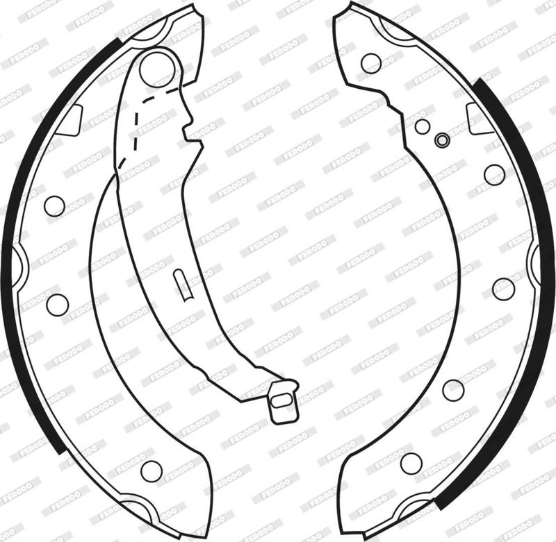 JEU DE MACHOIRES DE FREIN FSB519