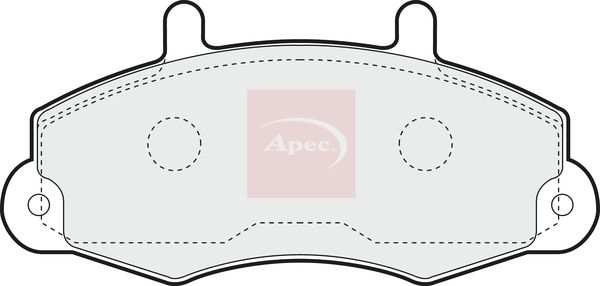 APEC Brake Pad Set, disc brake PAD728