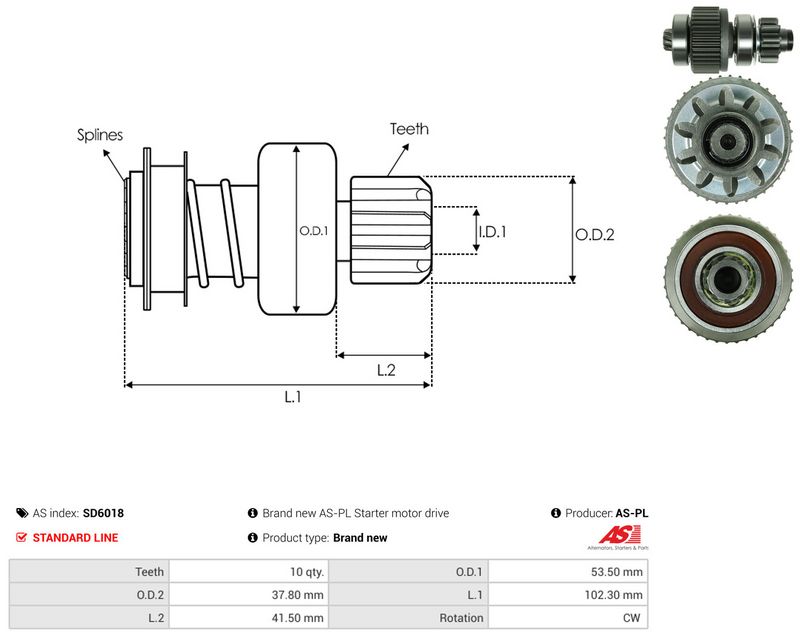Vabajooks, starter, AS-PL SD6018
