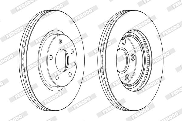 FERODO DDF2463C Brake Disc