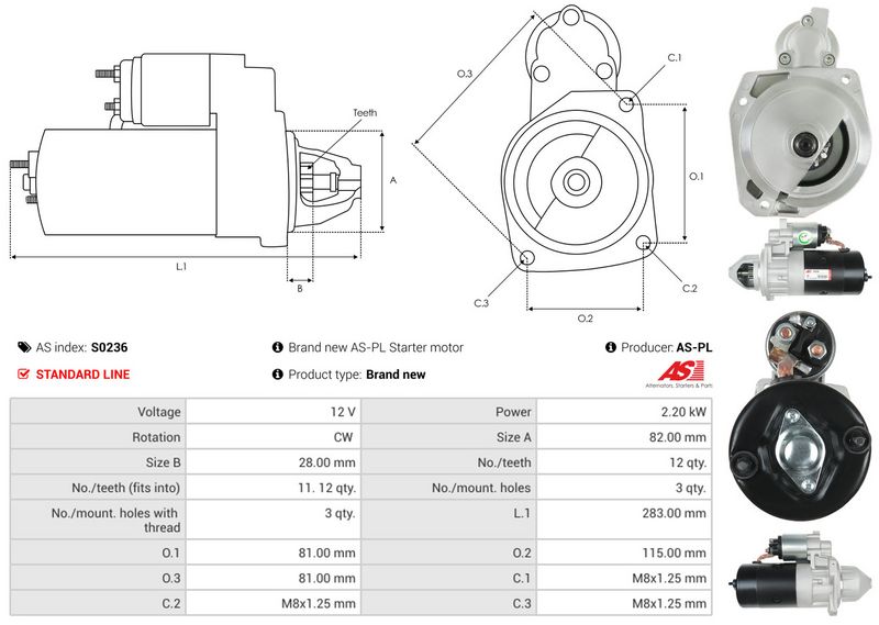 AS-PL S0236 Starter