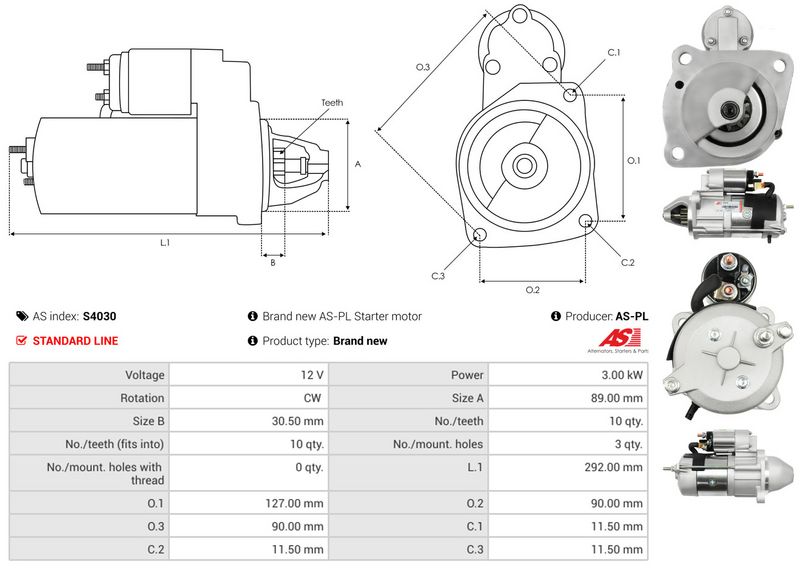 AS-PL S4030 Starter