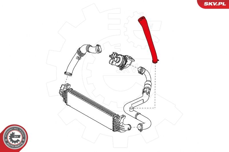 Шланг подачі наддувального повітря, Skv Germany 24SKV907