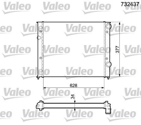 VALEO Radiateur 732437