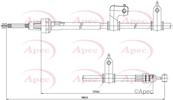 APEC Cable Pull, parking brake CAB1566