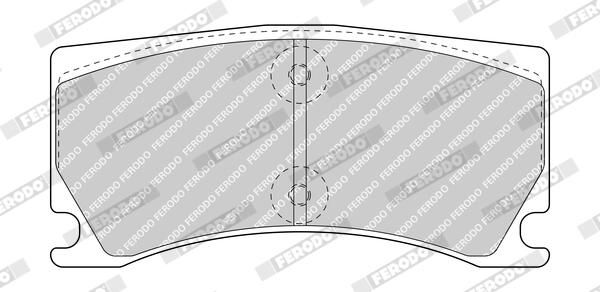 FERODO FDB5021 Brake Pad Set, disc brake
