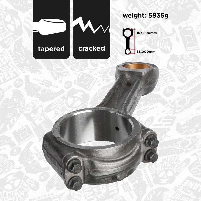 Product Image - Drijfstang - OM0055 - ET ENGINETEAM
