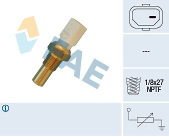 Sensor, temperatura del refrigerante