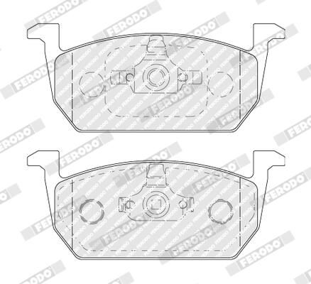 FERODO FDB5069 Brake Pad Set, disc brake