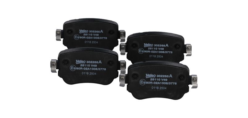 Piduriklotsi komplekt, ketaspidur, VALEO 302265A