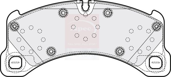 APEC Brake Pad Set, disc brake PAD2203B