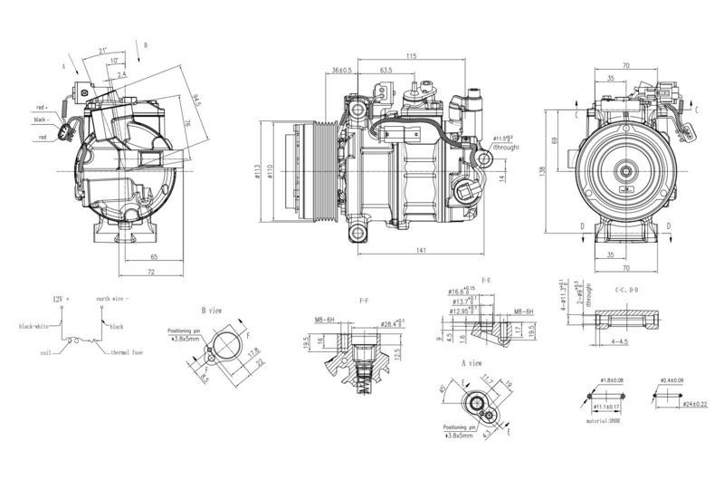 Kompresor, klimatizace 8FK 366 200-421