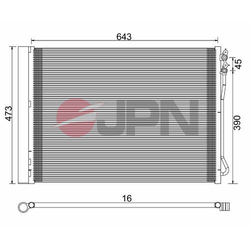 JPN kondenzátor, klíma 60C9085-JPN