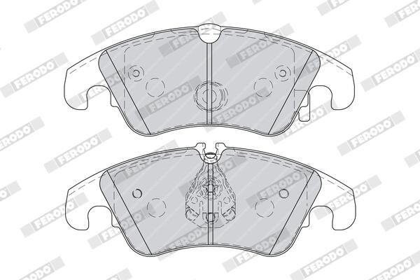 FERODO FDB4268 Brake Pad Set, disc brake