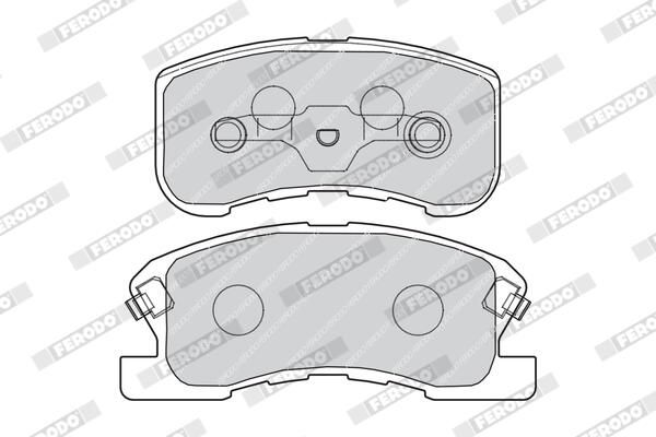 FERODO FDB1501 Brake Pad Set, disc brake
