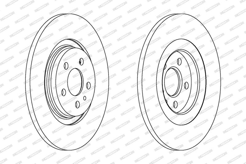 FERODO Disque de frein DDF1181