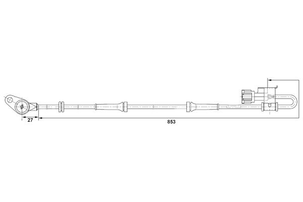 BOSCH Wielsnelheidssensor 0 265 006 378