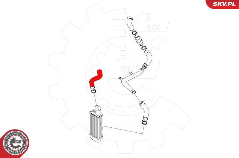 ESEN SKV 43SKV244 Charge Air Hose
