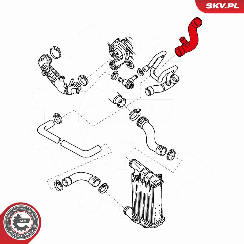 ESEN SKV 43SKV114 Charge Air Hose