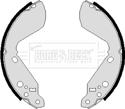 BORG & BECK fékpofakészlet BBS6031