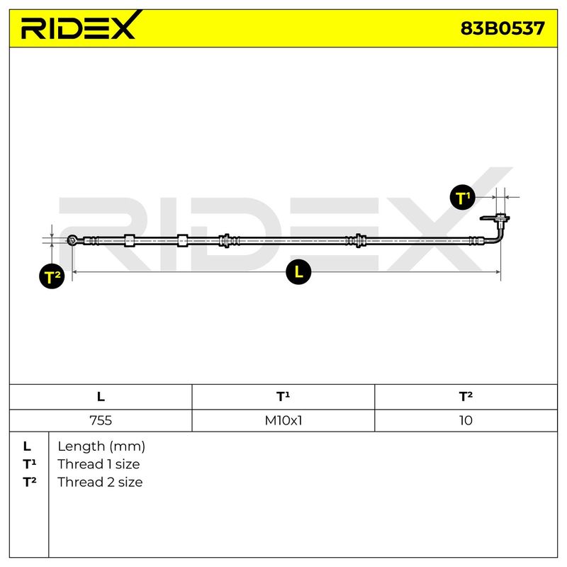 спирачен маркуч RIDEX