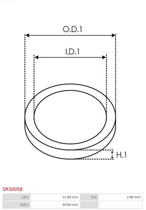 Ремонтний комплект, генератор, Auto Starter SRS0058