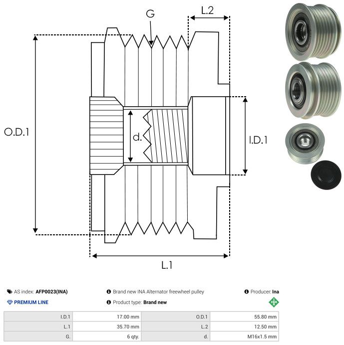 OEM код товара: 06B903119D