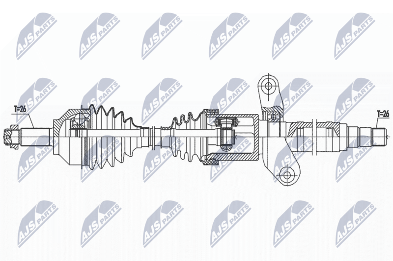 NTY hajtótengely NPW-BM-190