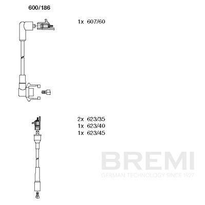 BREMI Uždegimo laido komplektas