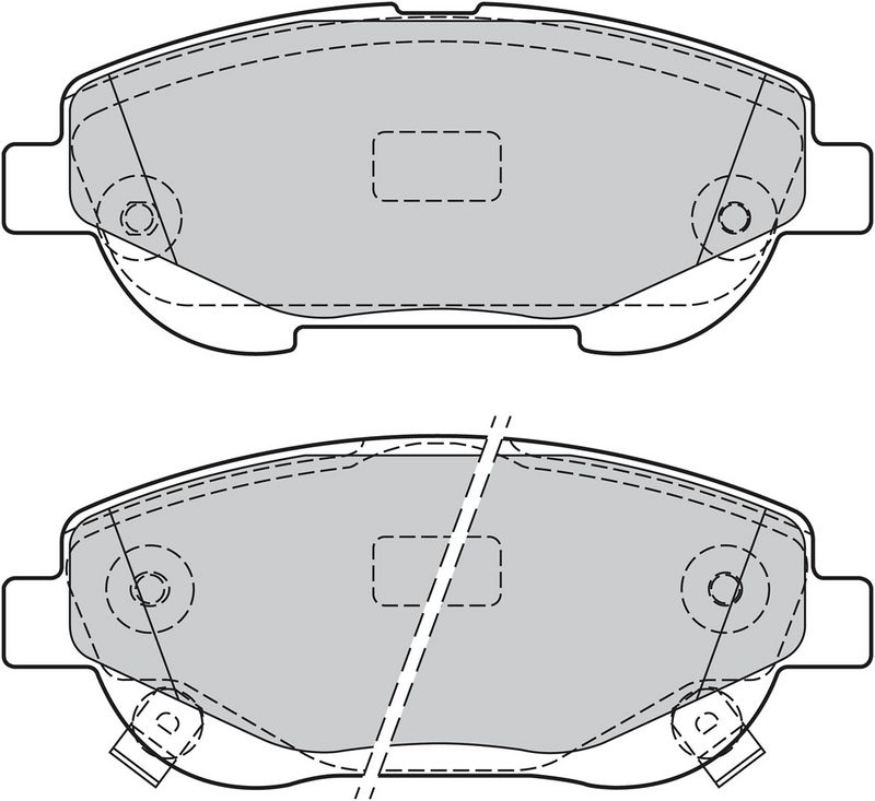 VALEO 601290 Brake Pad Set, disc brake