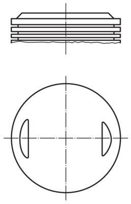 MAHLE dugattyú 504 29 00