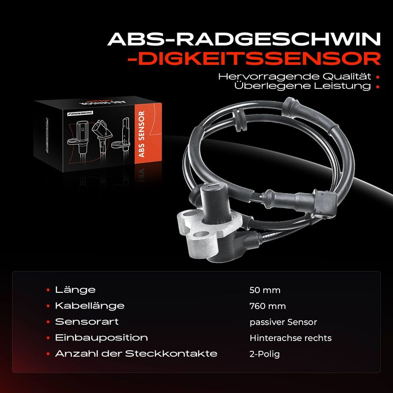 Frankberg 5481FB0000788 Sensor, wheel speed