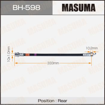 Гальмівний шланг, Masuma BH598