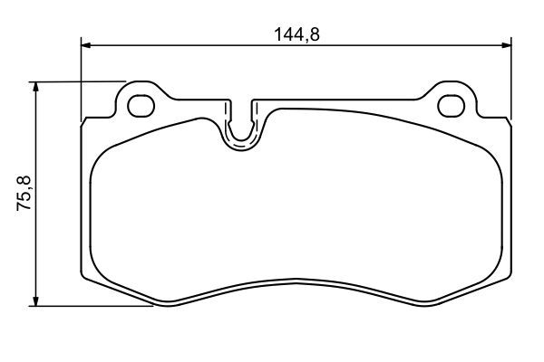 BOSCH тормозные колодки передний Mercedes W221 05-